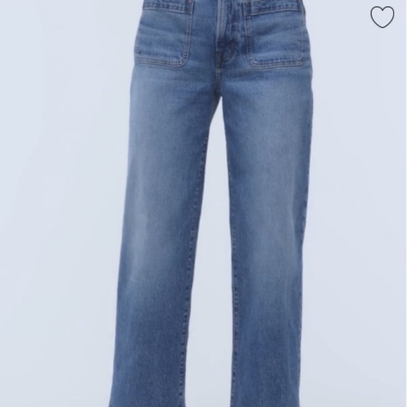 Madewell Emette wide leg patch pocket jeans 29t NWT - Picture 7 of 9